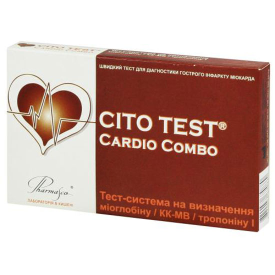 Тест-система Cito Test Cardio Combo (Цито Тест Кардио Комбо) на определение миоглобина